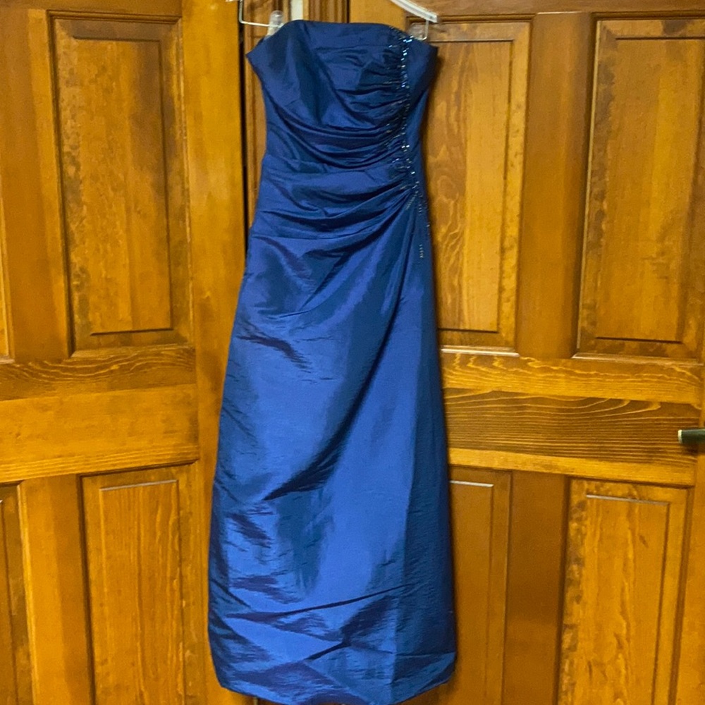 Strapless prom dress